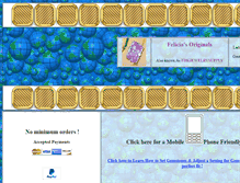 Tablet Screenshot of feliciasoriginals.com